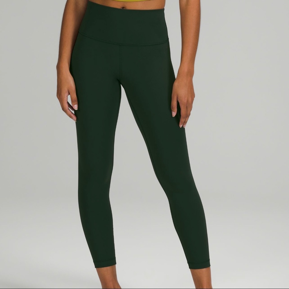 NWT Lululemon Wunder Under High-Rise Tight 25” *Luxtreme- Rainforest Green